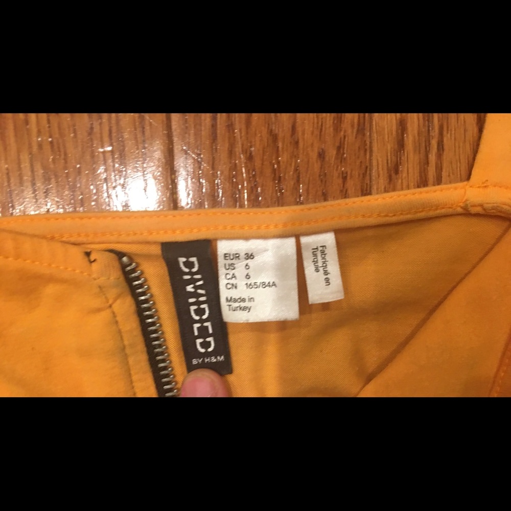 DIVIDED by HM zip up dress(neon pink/orange) 6 - Picture 8 of 8